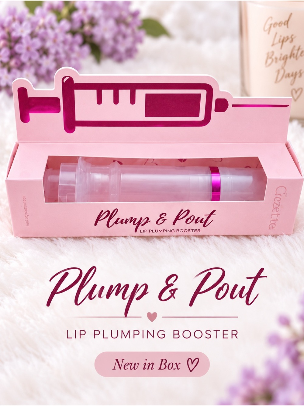 Beauty Creations Plump & Pout Lip Plumping Booster — Pink